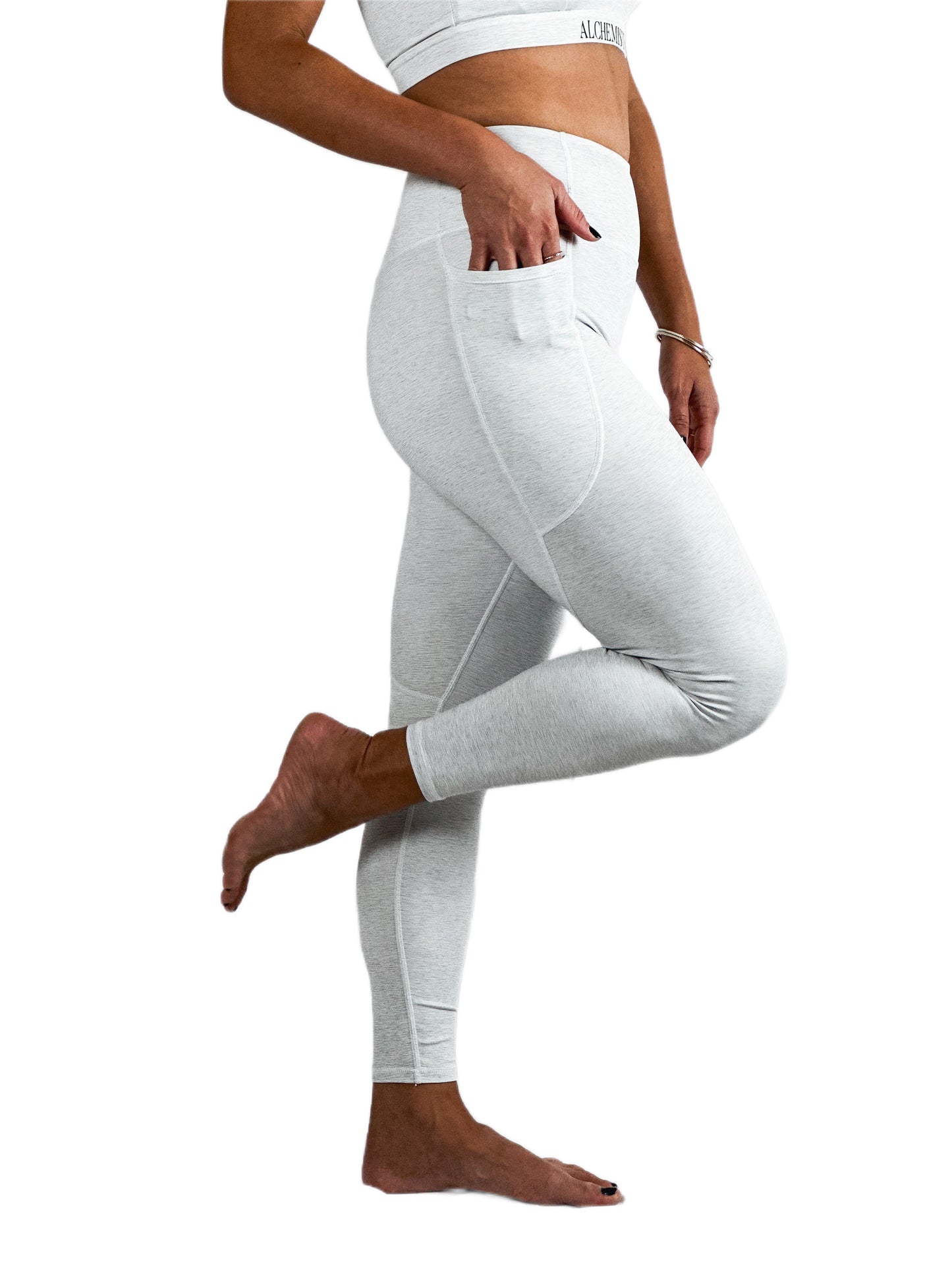 One shoulder style top bra white