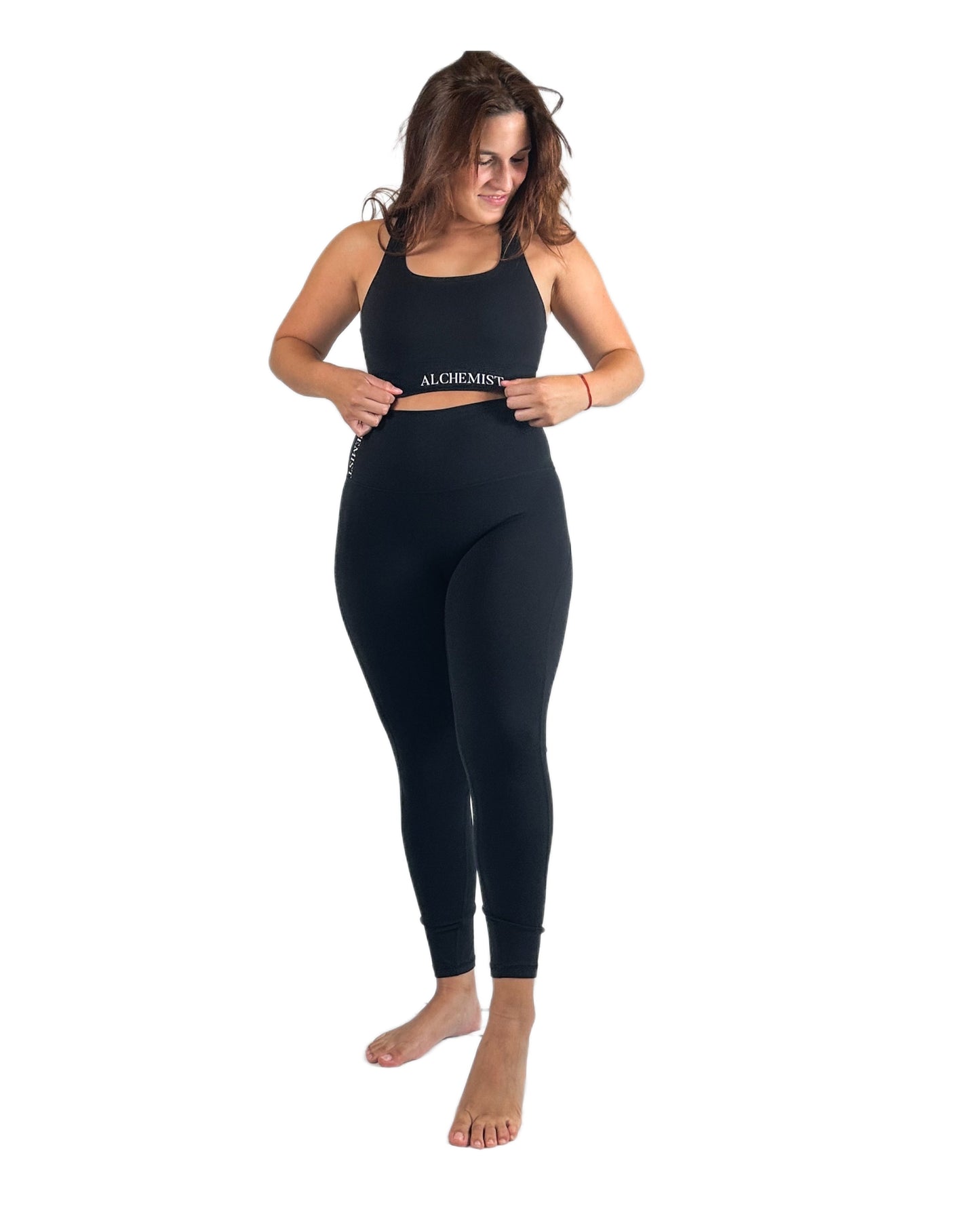 Alchemist Signature Solid Black Leggings