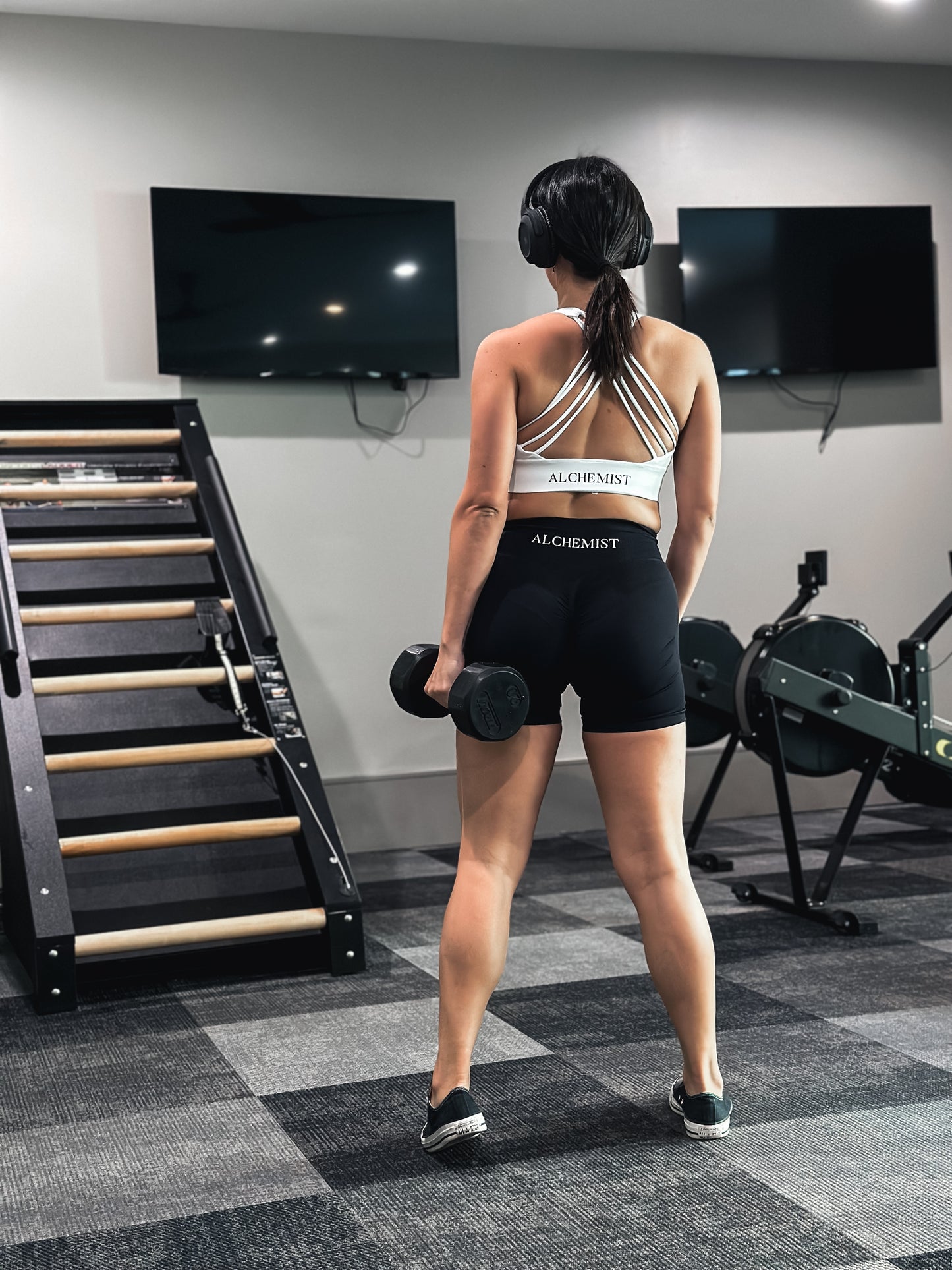 Gym short high waist