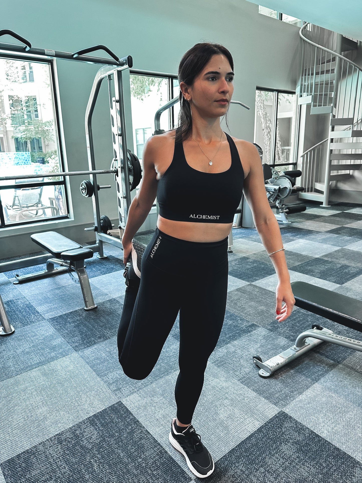 Alchemist Signature Solid Black Crop Top