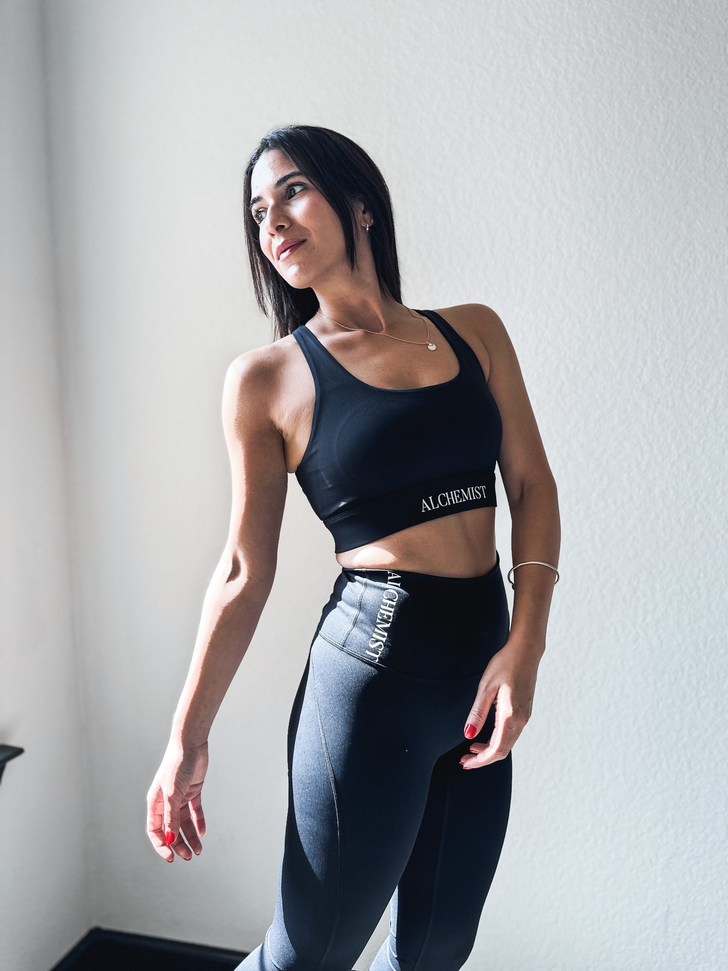 Alchemist Signature Solid Black Crop Top