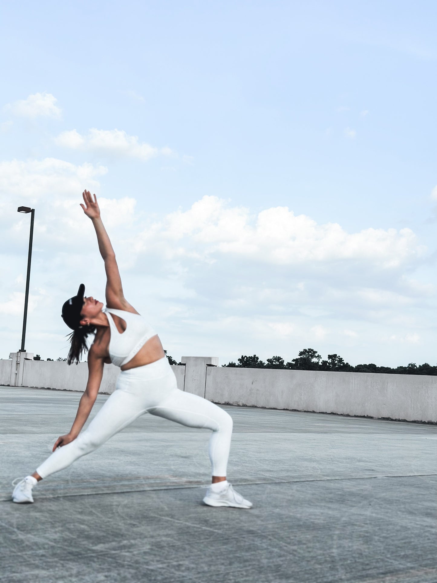 One shoulder style top bra white