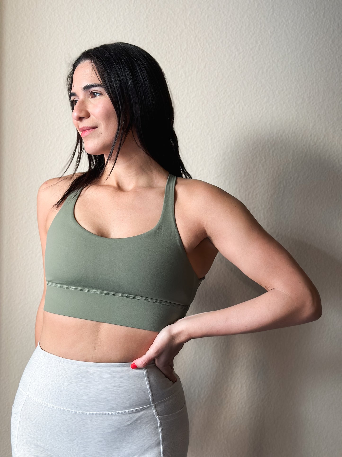 Signature Lined Back Activewear Top